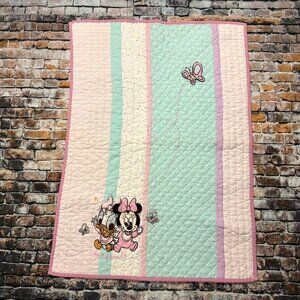 Disney's Minnie Mouse & Daisy Duck Babies Best Friends Quilt - Pastel Colors